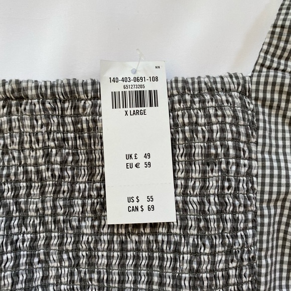 Lace-up Poplin Corset Scoopneck top - Picture 3 of 4